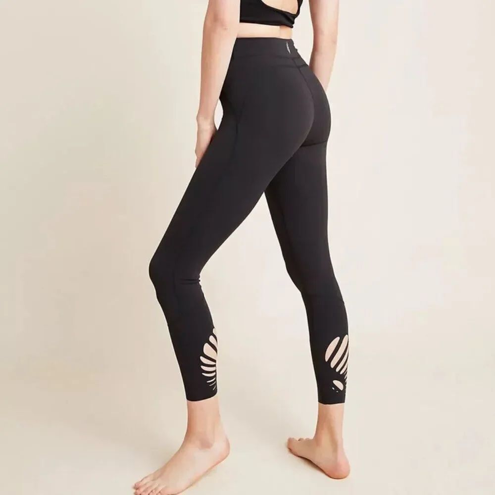 Free People Movement Over the Moon Yoga Black Leggings
